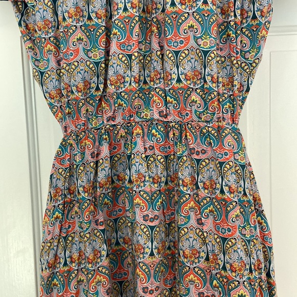J. Crew Side and Back Cutout Liberty Fabric Cotton Midi Dress - Picture 7 of 11